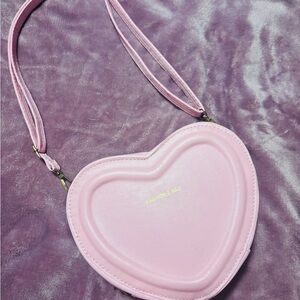 Fashion Bug Heart Crossbody Bag in Soft Pink